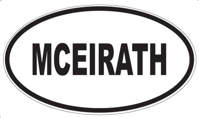 MCEIRATH - Oval Magnet