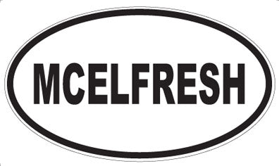 MCELFRESH - Oval Magnet