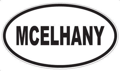 MCELHANY - Oval Magnet