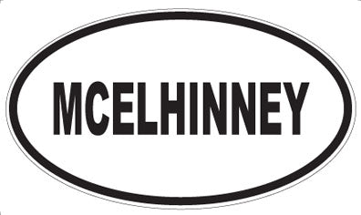 MCELHINNEY - Oval Magnet