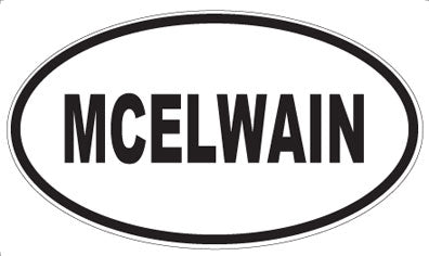 MCELWAIN - Oval Magnet