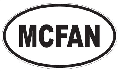 MCFAN - Oval Sticker
