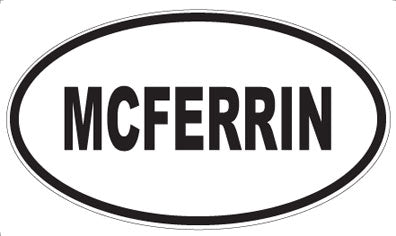 MCFERRIN - Oval Magnet