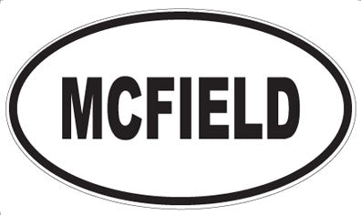 MCFIELD - Oval Magnet