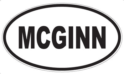 MCGINN - Oval Magnet