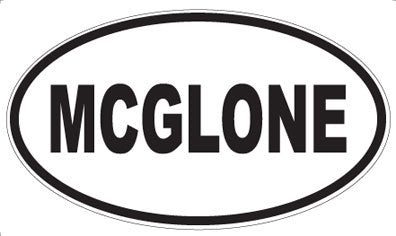 MCGLONE - Oval Magnet