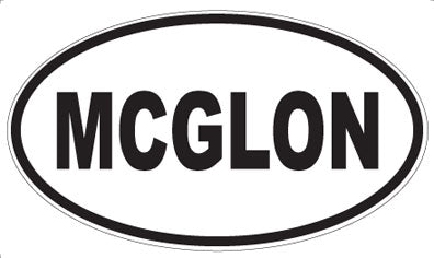 MCGLON - Oval Magnet