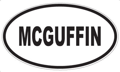 MCGUFFIN - Oval Magnet
