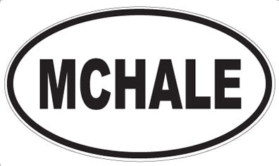 MCHALE - Oval Magnet
