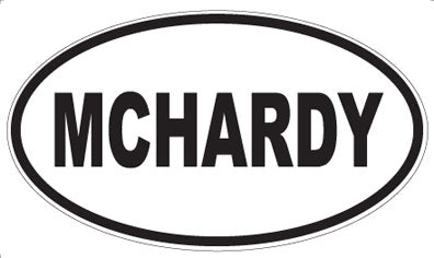 MCHARDY - Oval Magnet