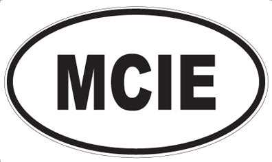 MCIE - Oval Magnet