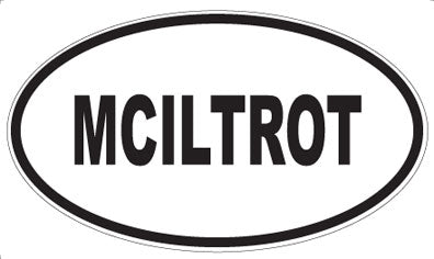 MCILTROT - Oval Sticker