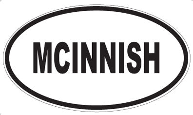 MCINNISH - Oval Magnet