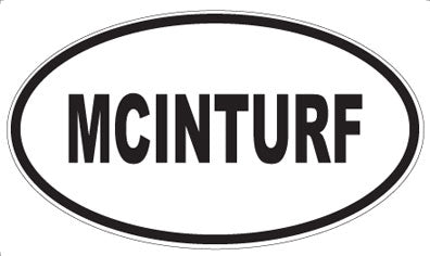 MCINTURF - Oval Magnet