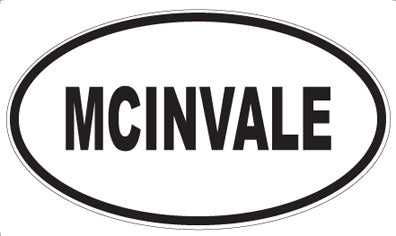 MCINVALE - Oval Magnet