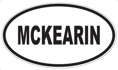 MCKEARIN - Oval Magnet