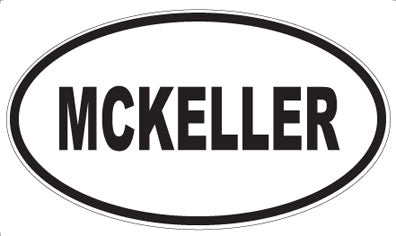 MCKELLER - Oval Magnet