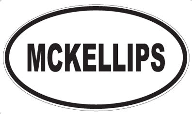 MCKELLIPS - Oval Magnet