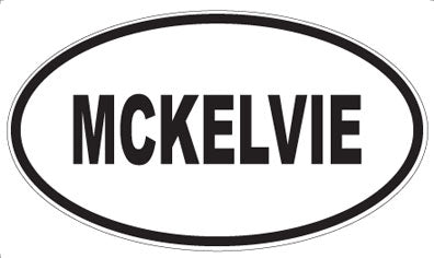 MCKELVIE - Oval Sticker