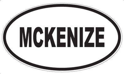 MCKENIZE - Oval Magnet