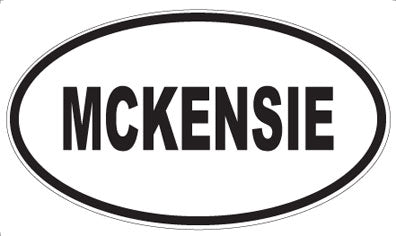 MCKENSIE - Oval Magnet