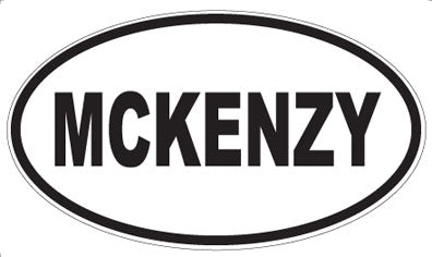 MCKENZY - Oval Magnet