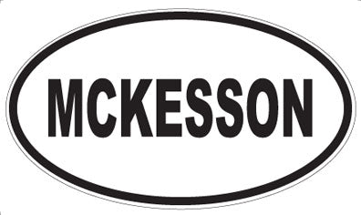 MCKESSON - Oval Sticker