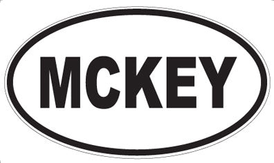 MCKEY - Oval Magnet