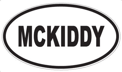 MCKIDDY - Oval Magnet