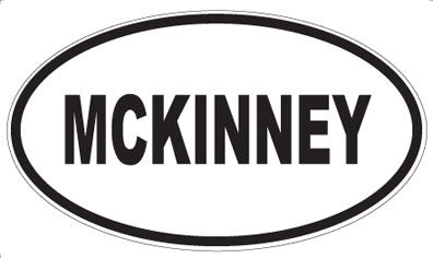 MCKINNEY - Oval Magnet