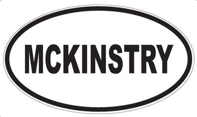 MCKINSTRY - Oval Magnet
