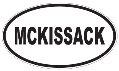 MCKISSACK - Oval Sticker