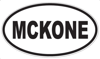 MCKONE - Oval Magnet
