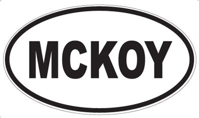 MCKOY - Oval Magnet