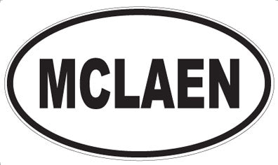 MCLAEN - Oval Magnet