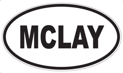 MCLAY - Oval Magnet