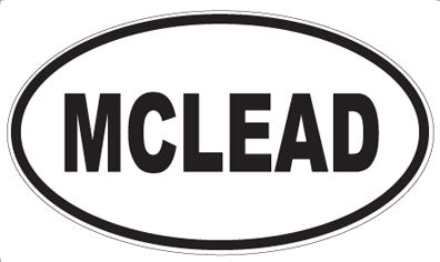 MCLEAD - Oval Magnet