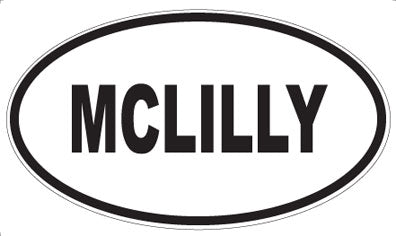 MCLILLY - Oval Magnet