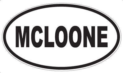 MCLOONE - Oval Magnet