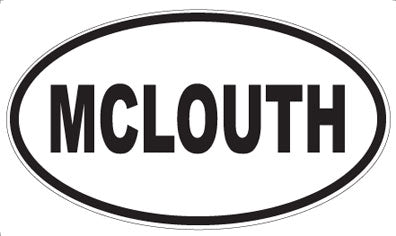 MCLOUTH - Oval Sticker