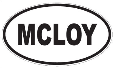 MCLOY - Oval Magnet