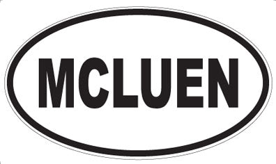 MCLUEN - Oval Sticker