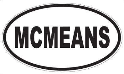 MCMEANS - Oval Magnet