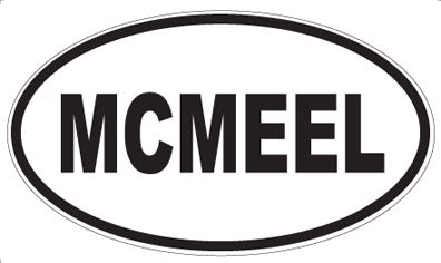 MCMEEL - Oval Magnet