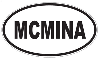 MCMINA - Oval Sticker
