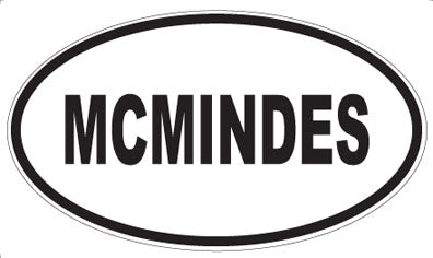 MCMINDES - Oval Magnet