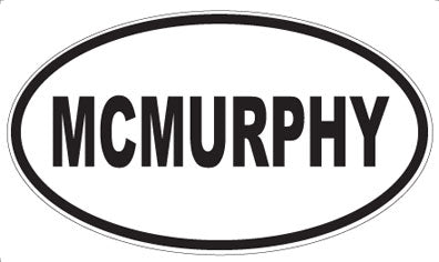 MCMURPHY - Oval Magnet