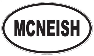 MCNEISH - Oval Magnet