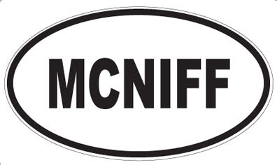 MCNIFF - Oval Magnet