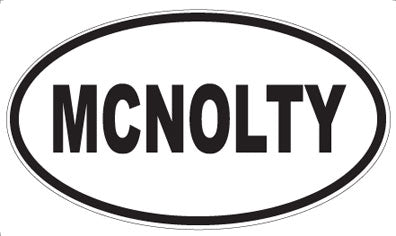 MCNOLTY - Oval Magnet